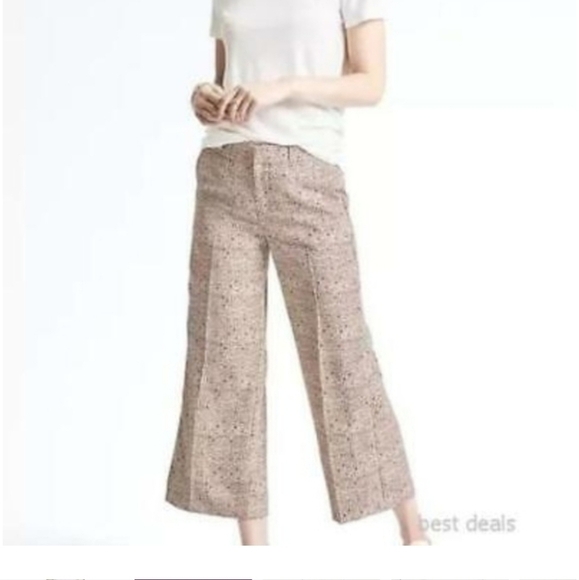 Banana Republic Blake Crop Pants Size 8 - Picture 1 of 5